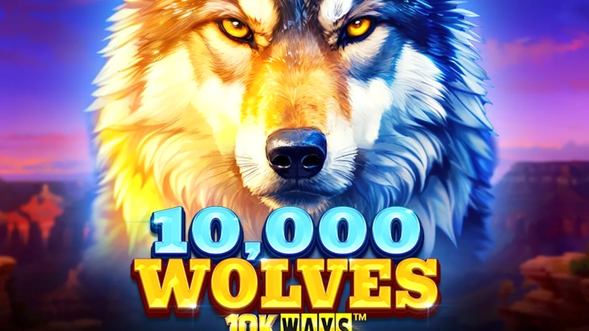 Ang 10,000 Wolves 10K Ways slot ay nagtatampok ng madilim at misteryosong kagubatan na may mga lobo.